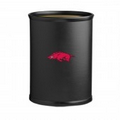 Collegiate Logo Oval Metal Fire Retardant 13 Qt. Wastebasket - Arkansas